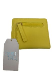 Time & Tru Womens Wallet Yellow