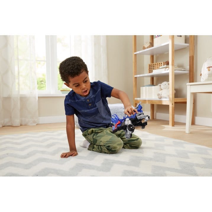 vtech switch and go triceratops roadster transforming blue dino crasher