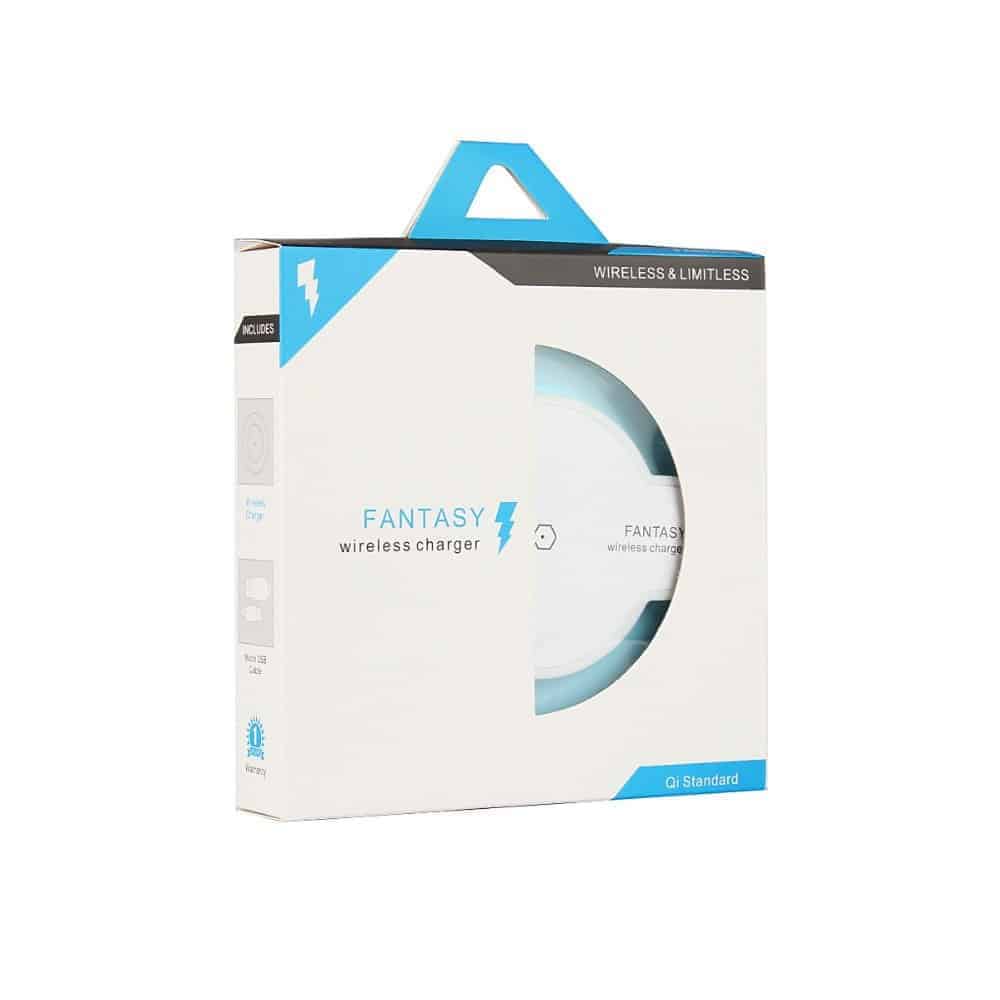 5V 1A Output Qi Standard Ultra-thin Wireless Charger with Charging Indicator, Support QI Standard Phones