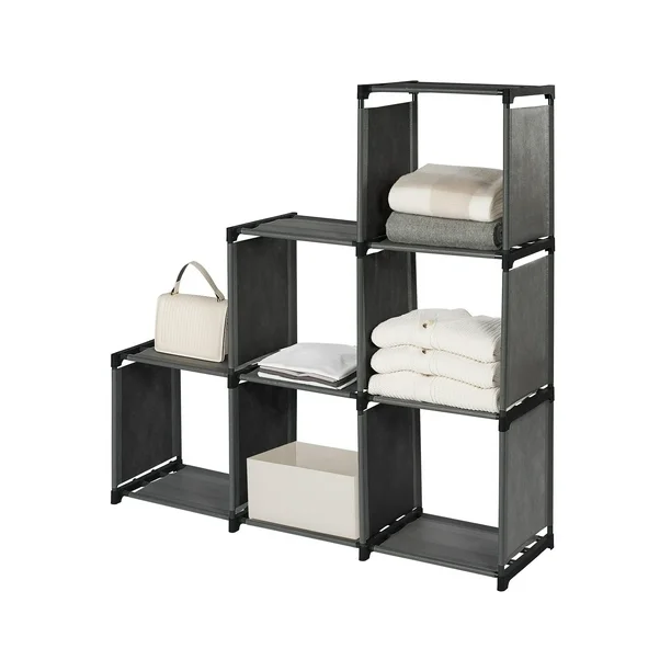 mainstays 6 cube organizer, 3 different configurations