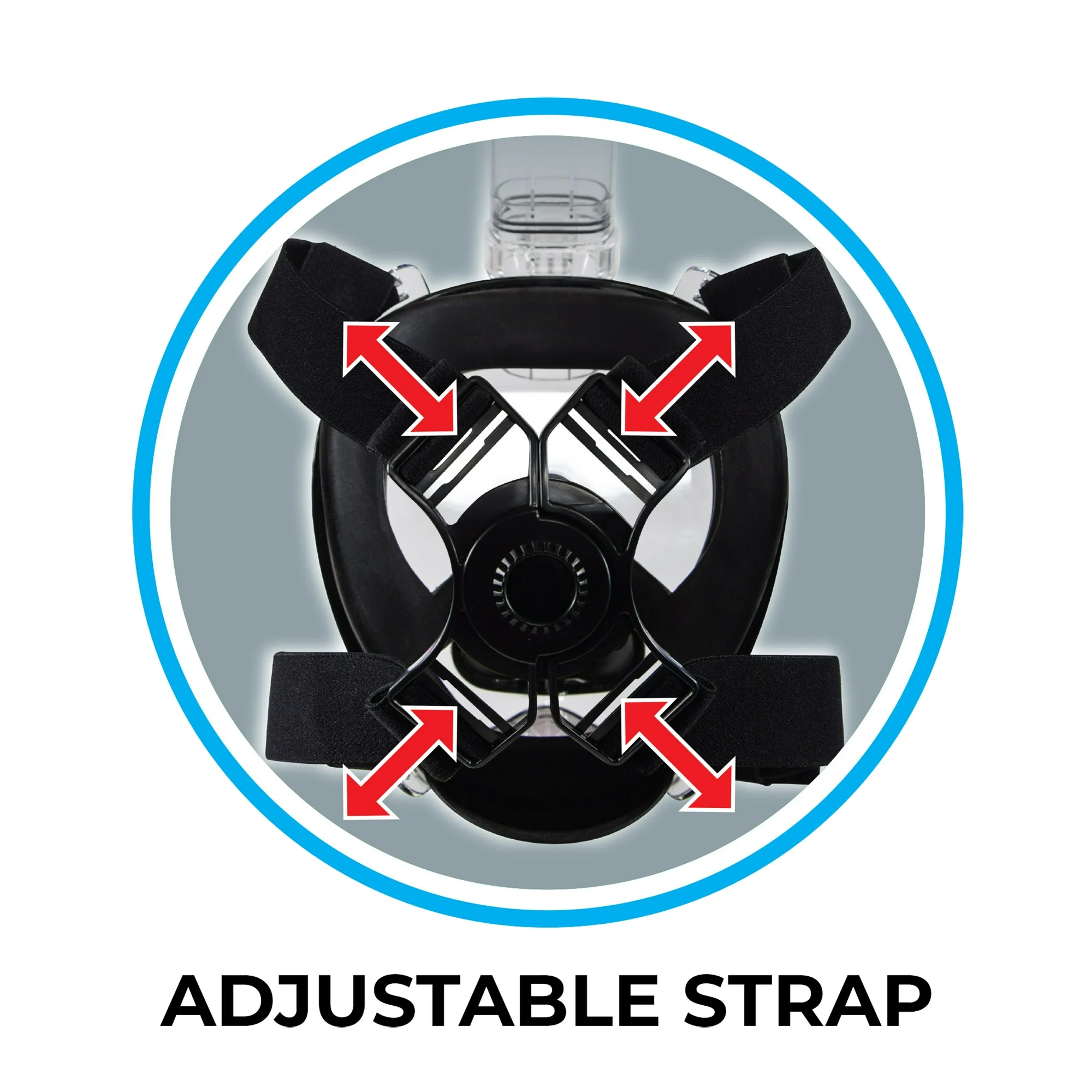 body glove adult aire free breathing swimming diving snorkel mask with gopro mount (black)