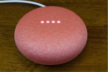 Google Home Mini Coral Color