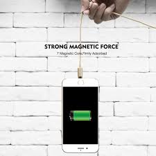 floveme 3 in 1 2.4a 1m nylon weave style 8 pin + micro usb + type c magnetic data sync charging cable (black)