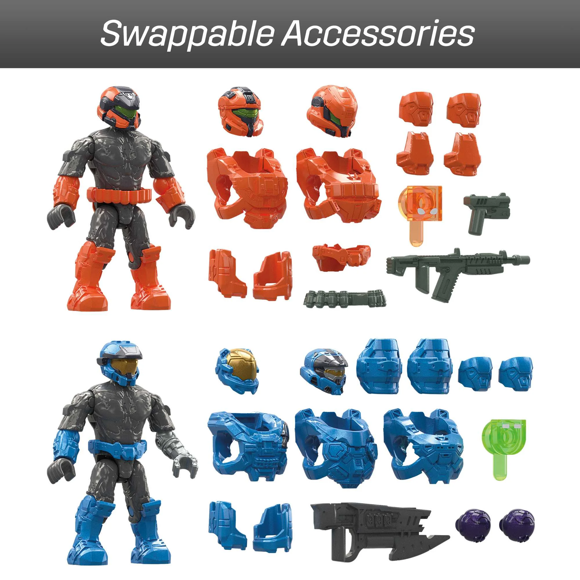 mega halo infinite decisive engagement, building toy with micro action figures