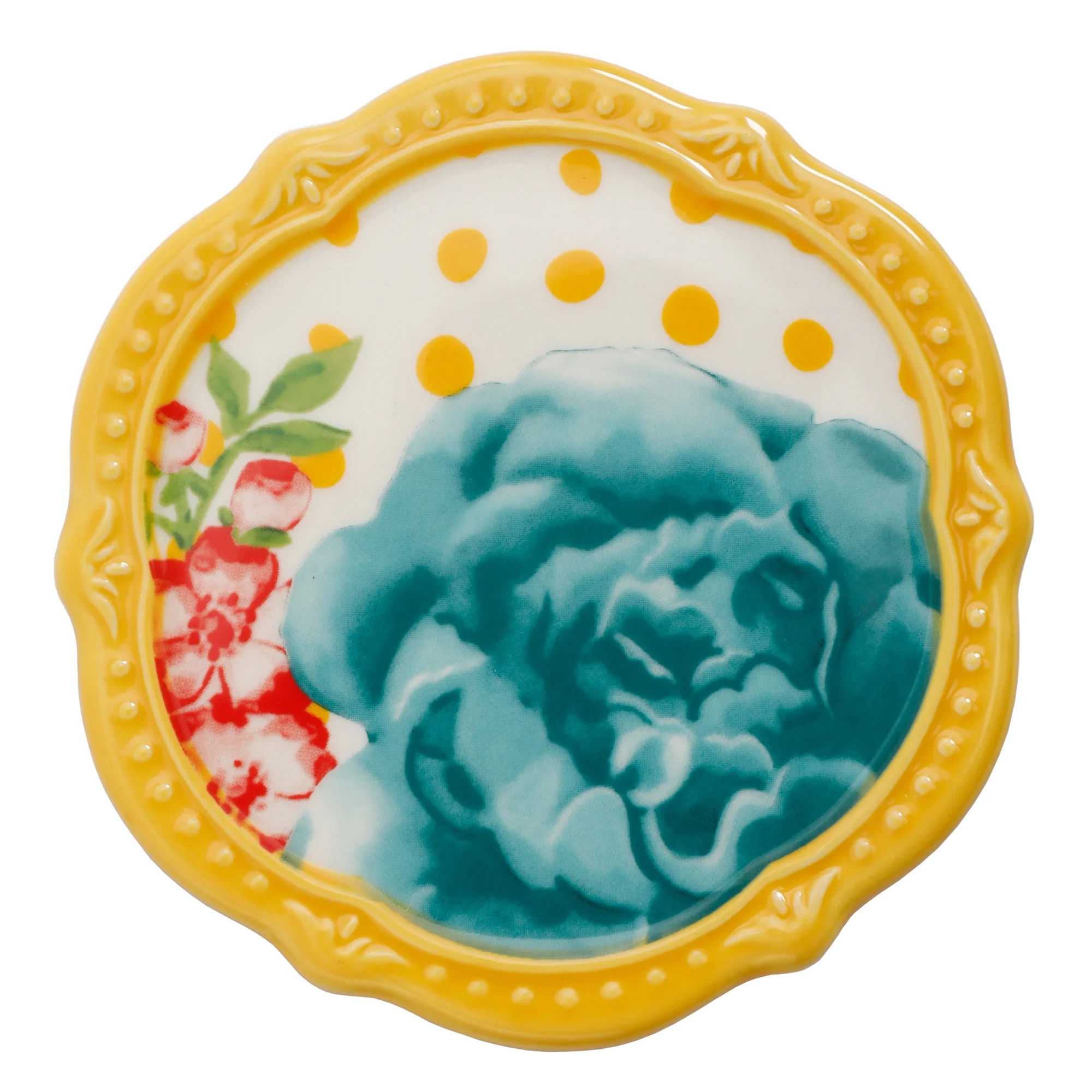 the pioneer woman flea market 4 piece stoneware coasters