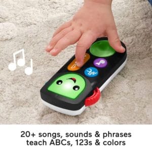 fisher price laugh & learn stream & learn remote english & french version