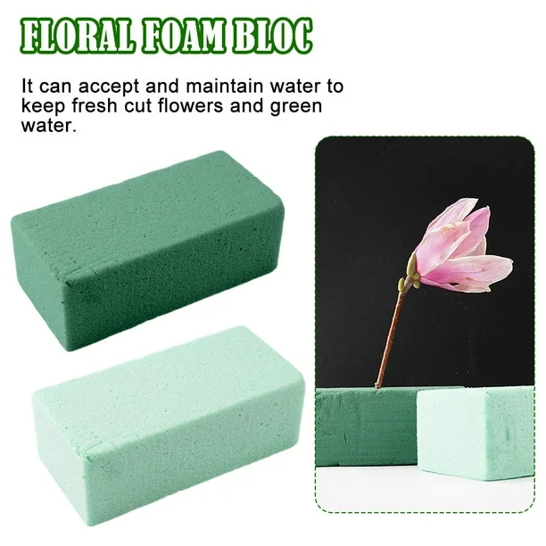 floral arrangement artificial dried fresh flower mud foam holder block brick