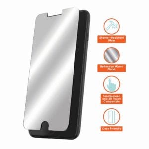mirror glass screen protector for iphone 6 plus, iphone 6s plus, iphone 7 plus, iphone 8 plus