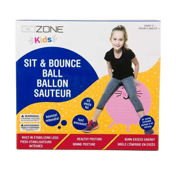 gozone kids stay and play ball, air pump included