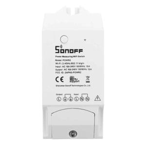 sonoff pow r2 ac90 250v 16a 3500w diy wifi wireless long distance app remote control switch socket power monitor current tester for smart home support 2g/3g/4g network