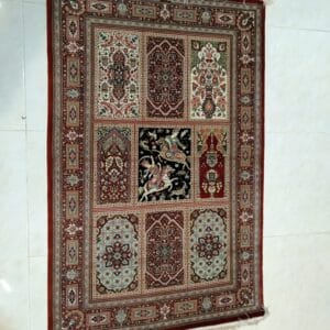 Carpet Genuine 100% Silk Handmade, Qum Sherif, Iran (size 100cmx150cm) - CPT07