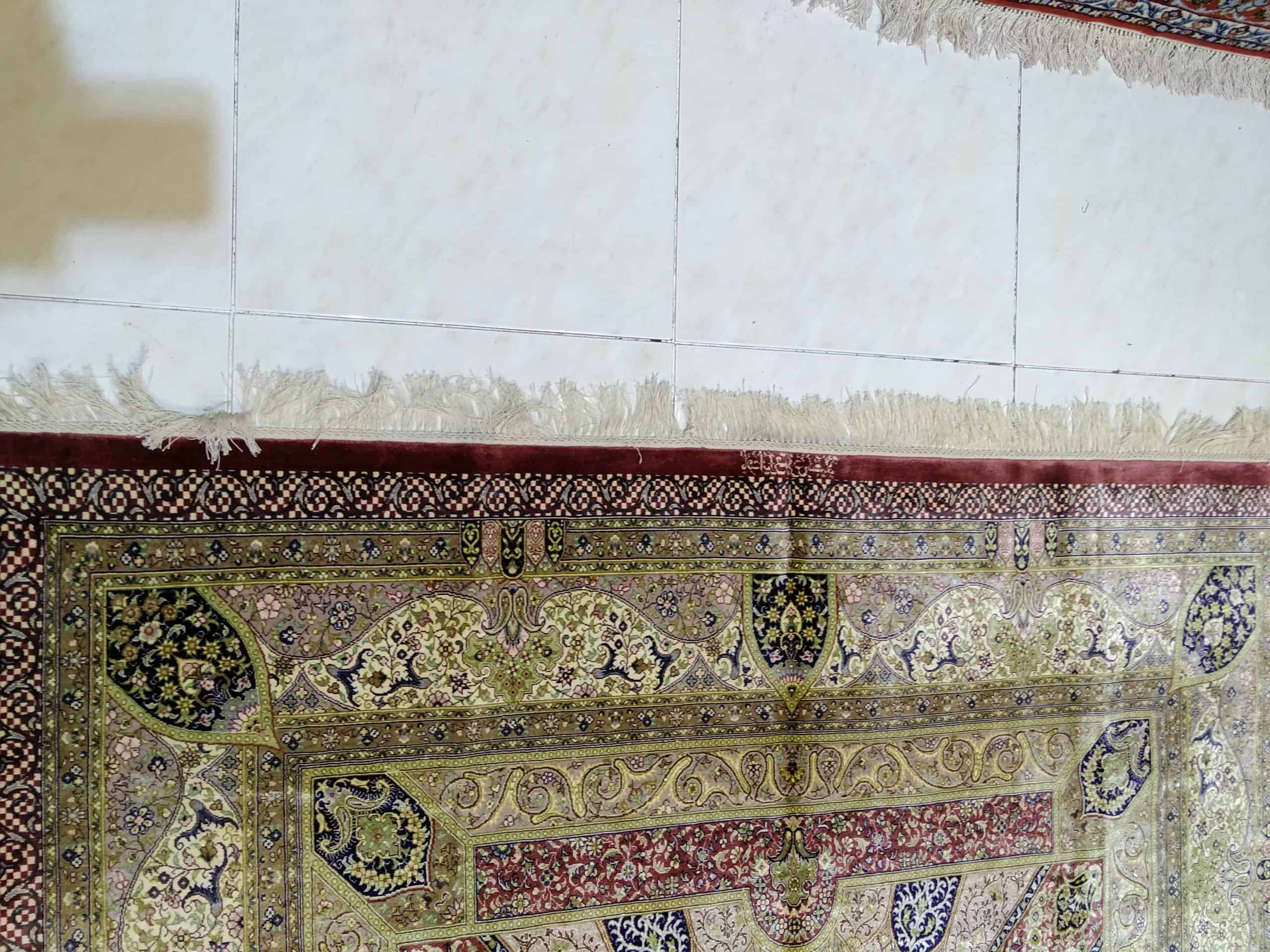 carpet genuine 100% silk handmade, china (size 180cmx280cm) cpt42