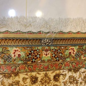 carpet genuine 100% silk handmade, iran (size 80cmx120cm) cpt34