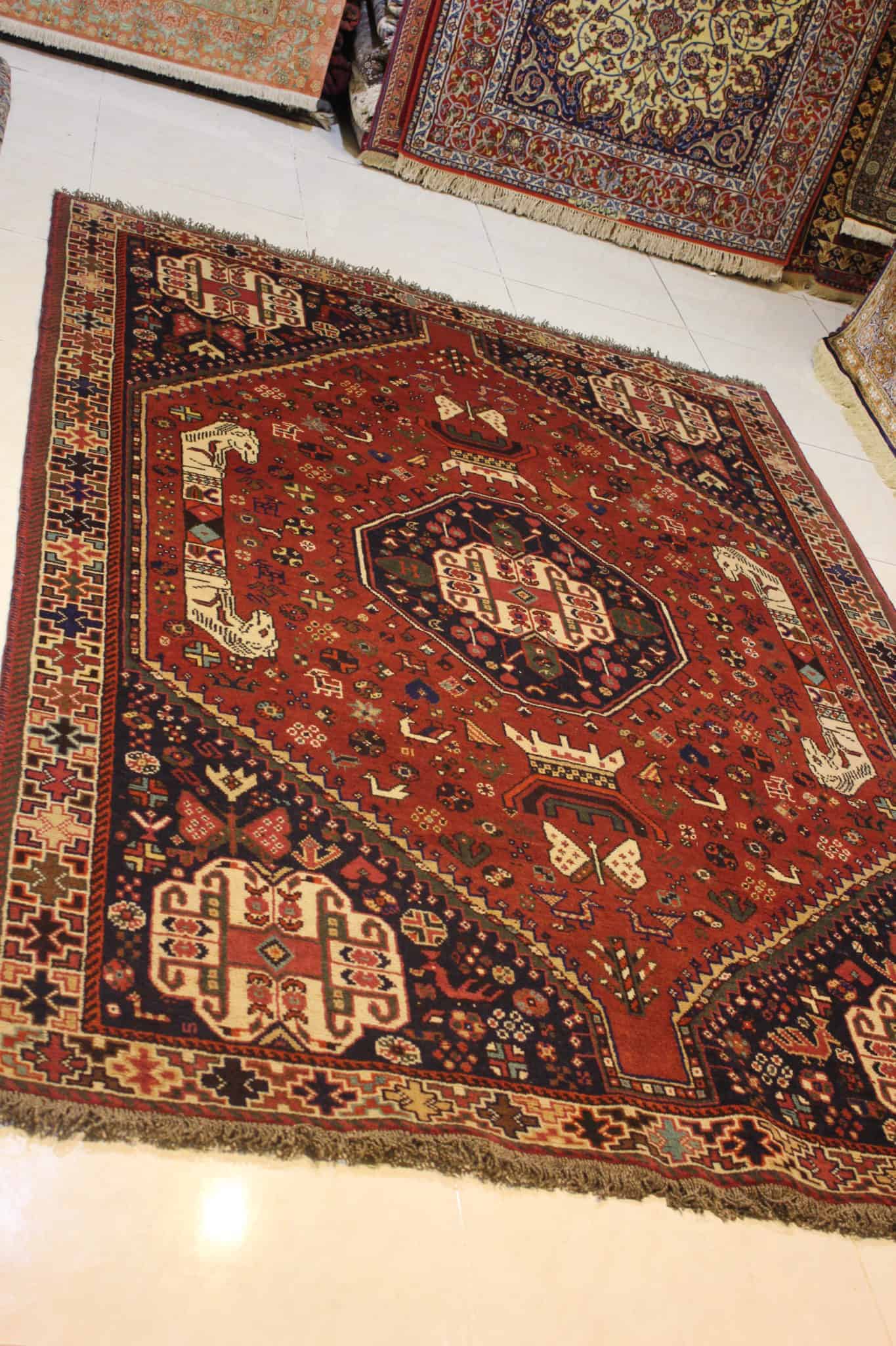 carpet genuine 100% wool, handmade, afghani (size 100cmx150cm) cpt60