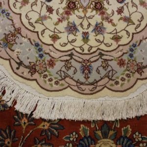 carpet genuine 100% silk wool mixed, handmade, tabriz, iran cpt82