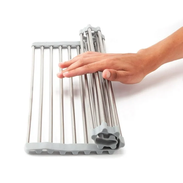 joie over the sink drying rack stainless steel