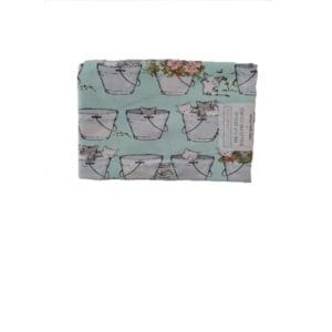 single yard cotton fabrics kittens in pails & boots 43"