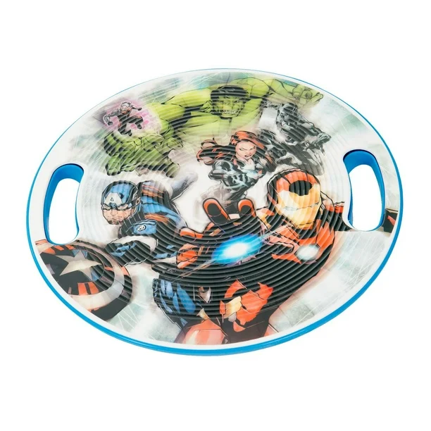 marvel superheroes balance board blue, non slip design