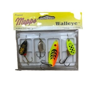 mepps walleye assortment walleye fishing lures 4pcs