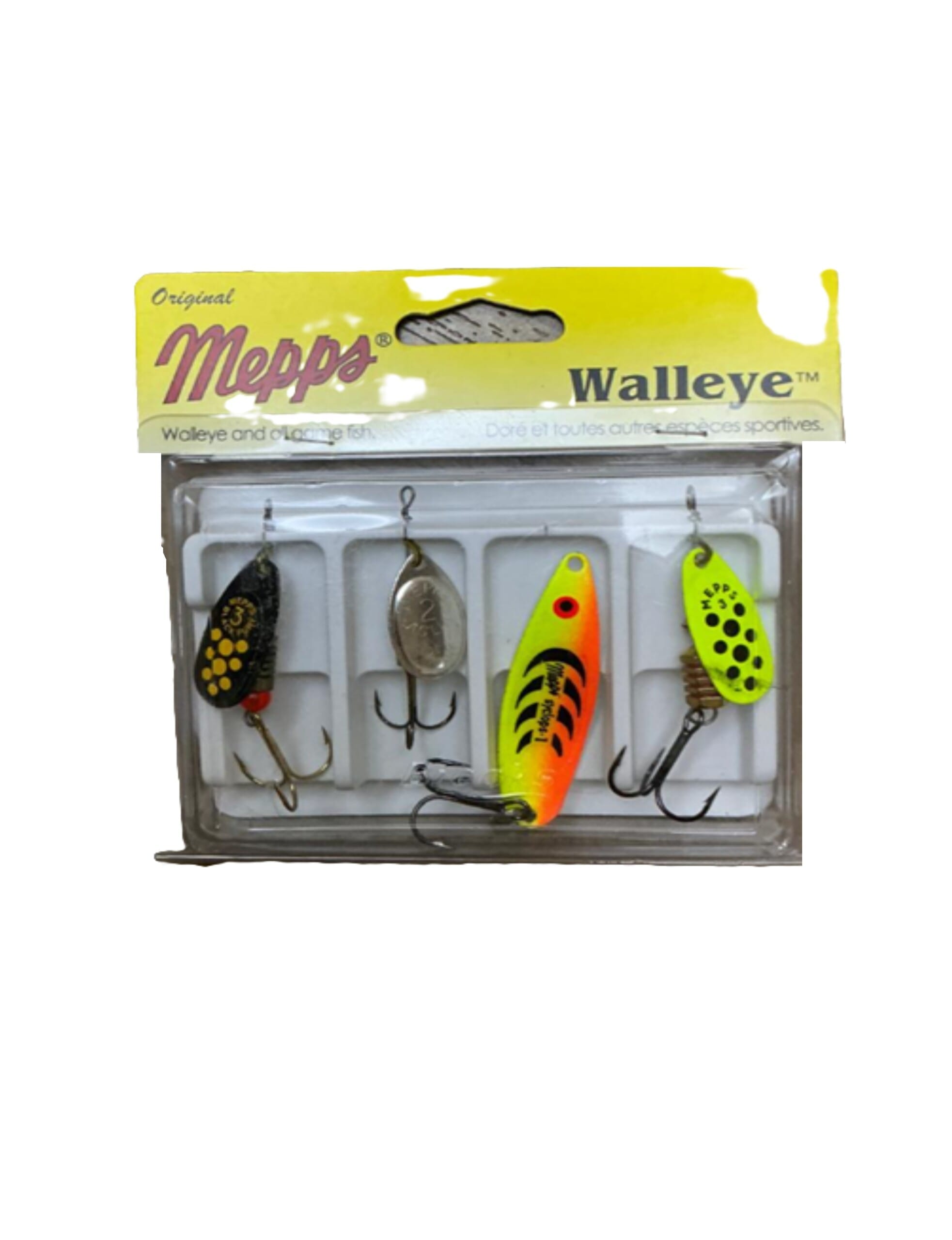mepps walleye assortment walleye fishing lures 4pcs