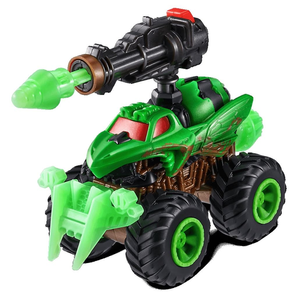 5 surprise monster trucks glow riders series 2 novelty & gag toy by zuru