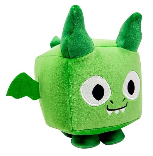 pet simulator green dragon huge pet plush (8.5" tall, series 1)