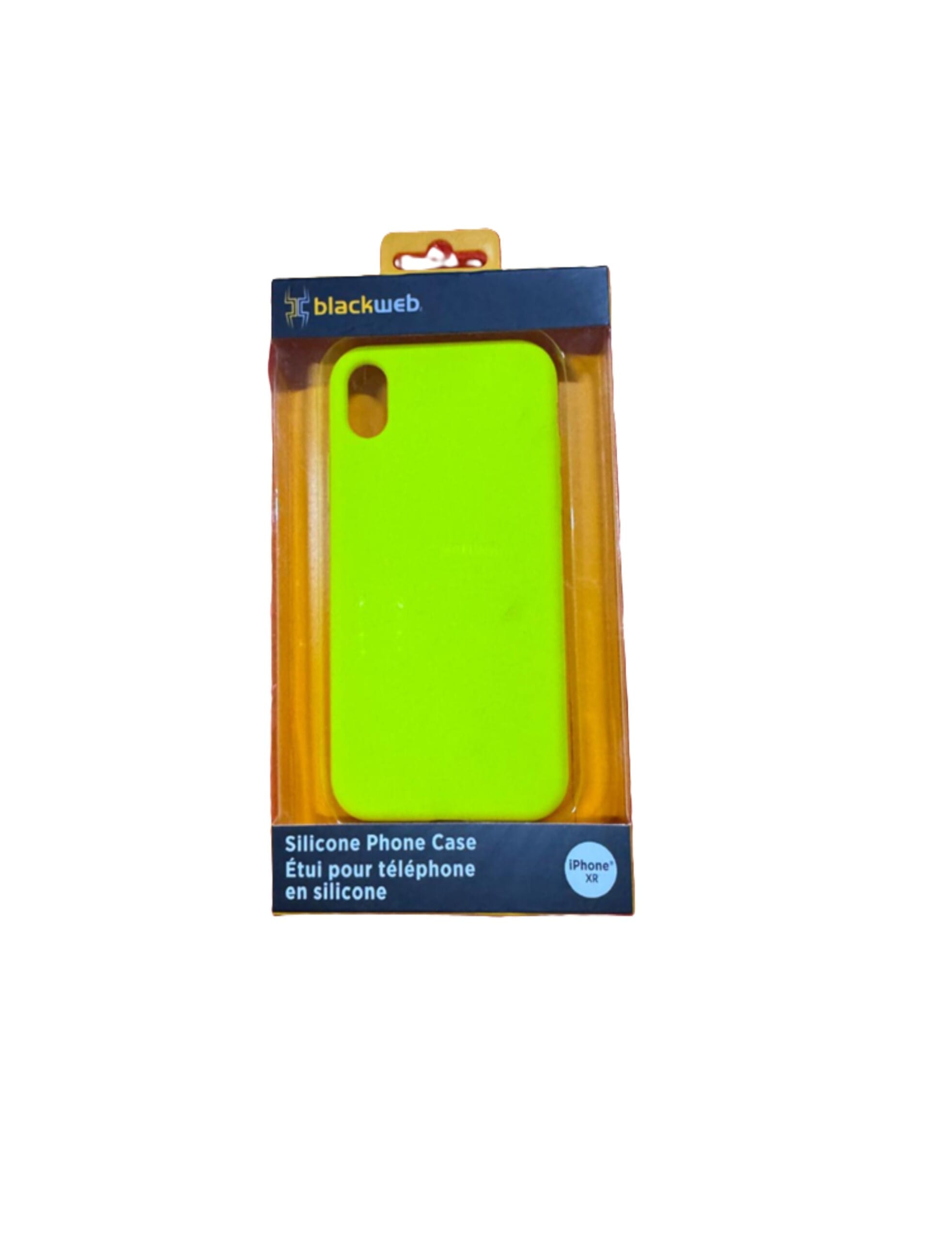 black web yellow iphone xr silicone phone case