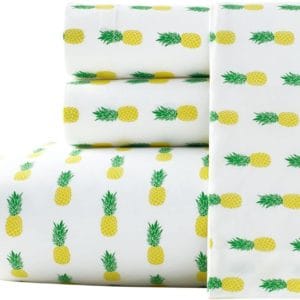microfibre twin sheet sheets ensemble de draps, cotton percale bedding set, crisp & cool, lightweight home decor pineapple 3 pieces