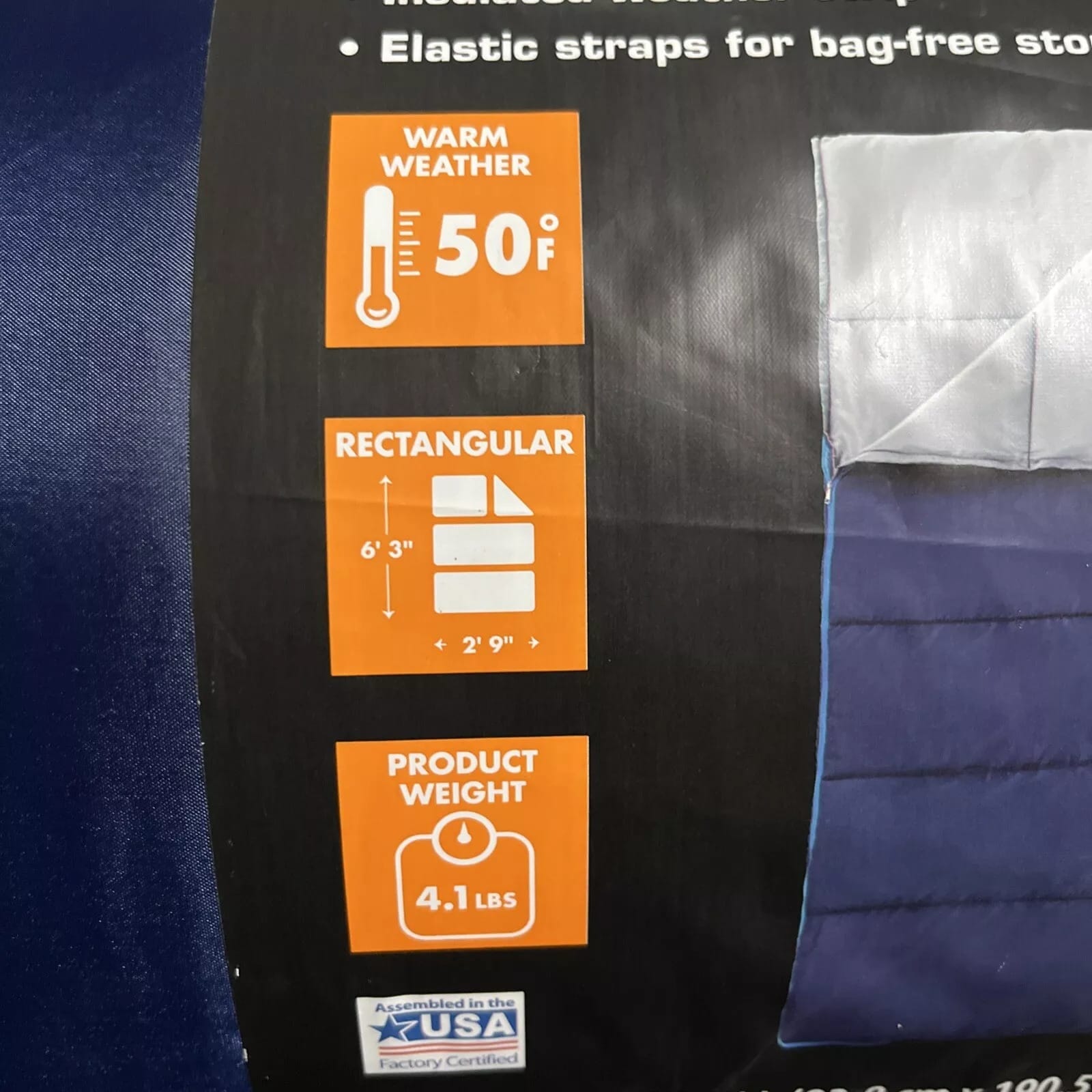 ozark trails warm weather outdoor equipment sleeping bag