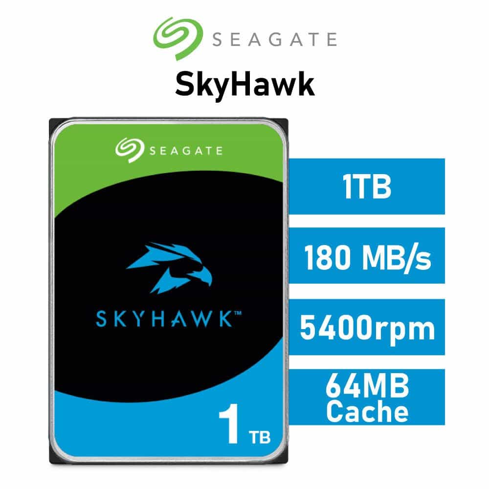 seagate 1tb sata skyhawk st1000vx005 surveillance hard drive