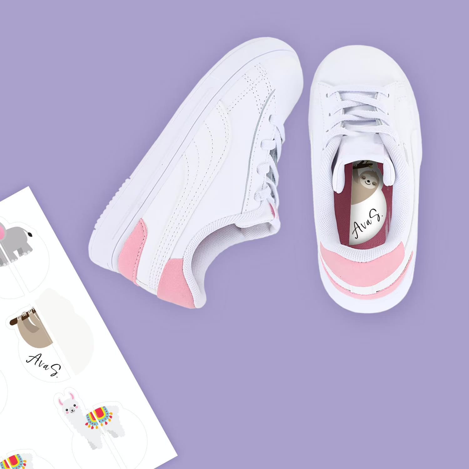 avery with mabel's labels shoe labels critters 1