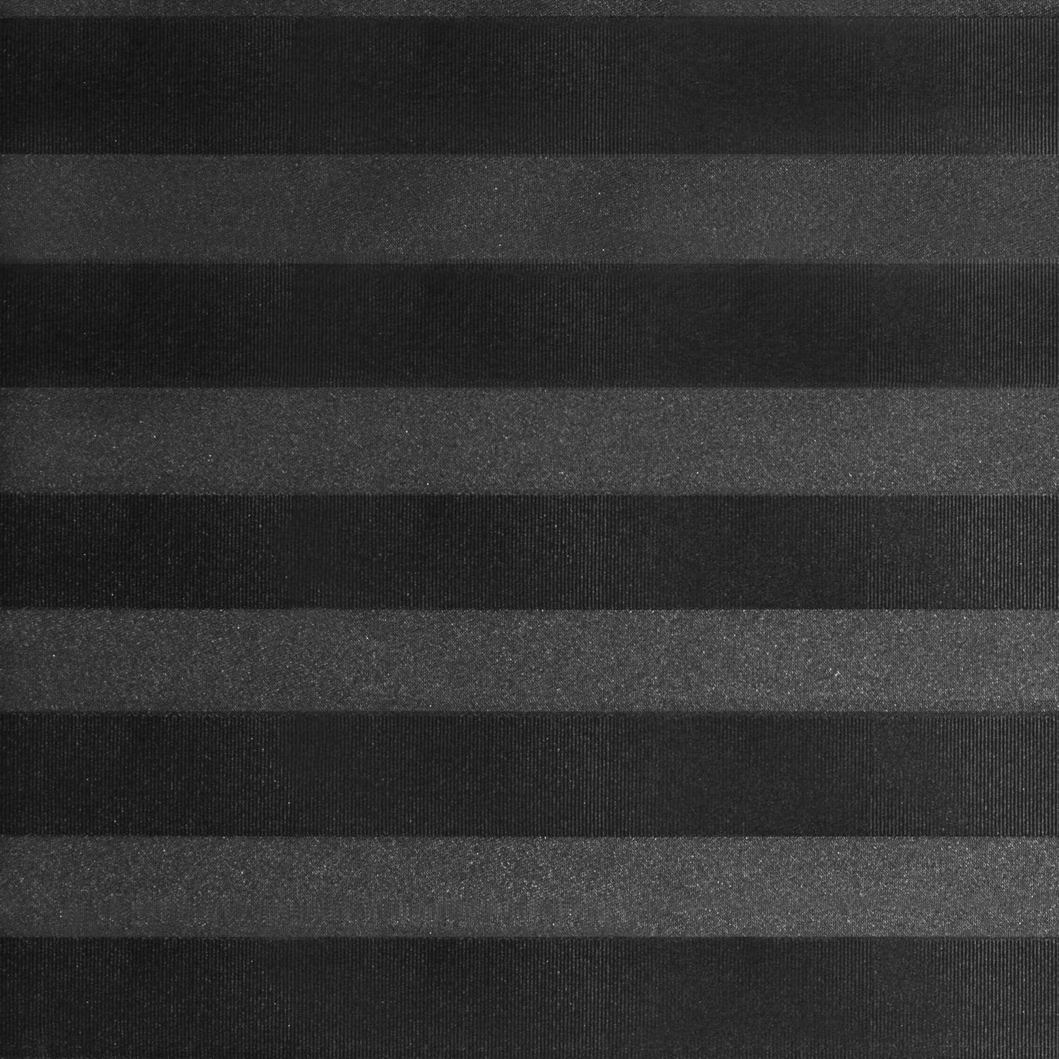 hometrends microfiber stripe tablecloth 60" x 84" rectangle black