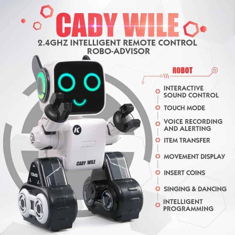 jjr/c r4 cady wile 2.4ghz intelligent remote control robo advisor (red)