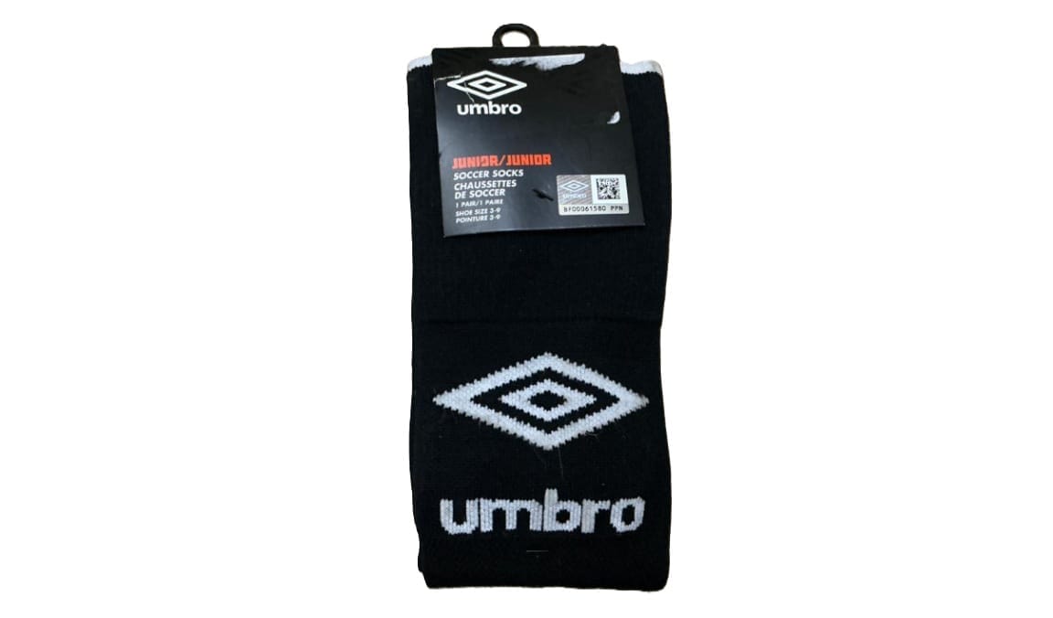 umbro 1 pair soccer sock, 1 pair sock junior black