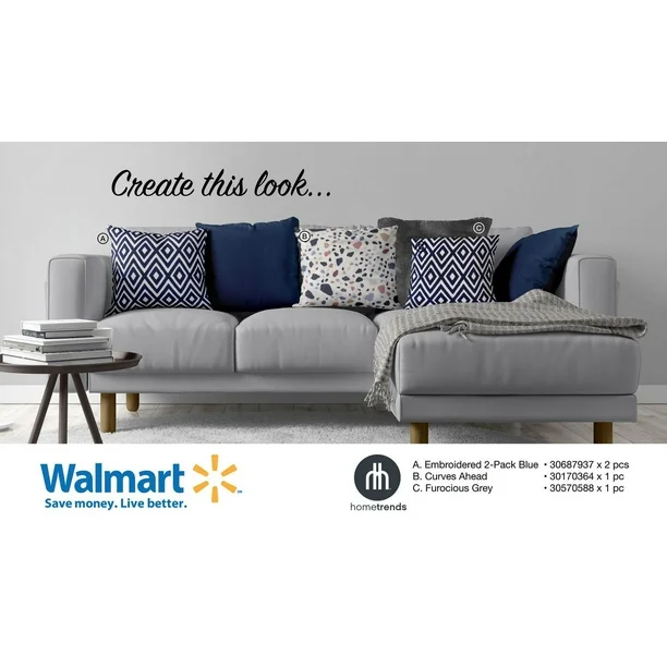 hometrends velvet decorative cushion (1pc)