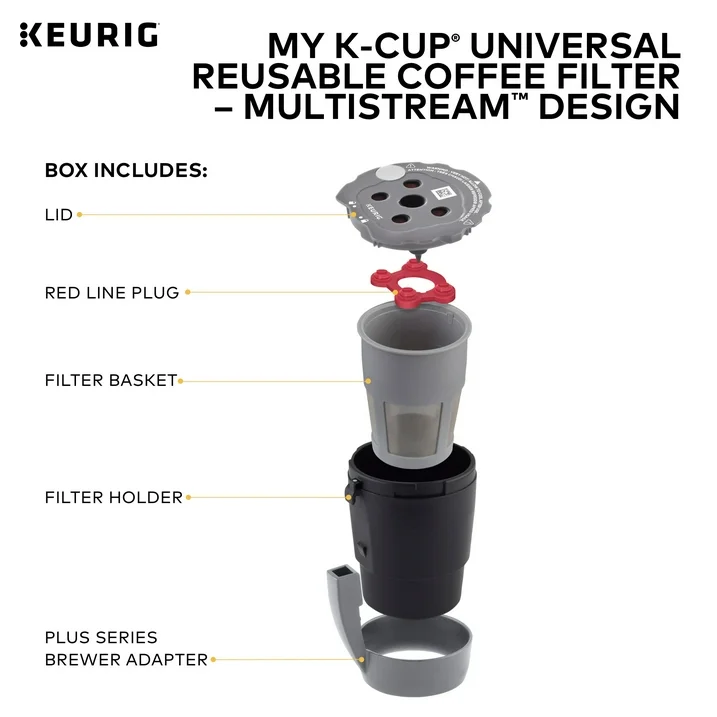 keurig my k cup universal reusable filter multistream technology