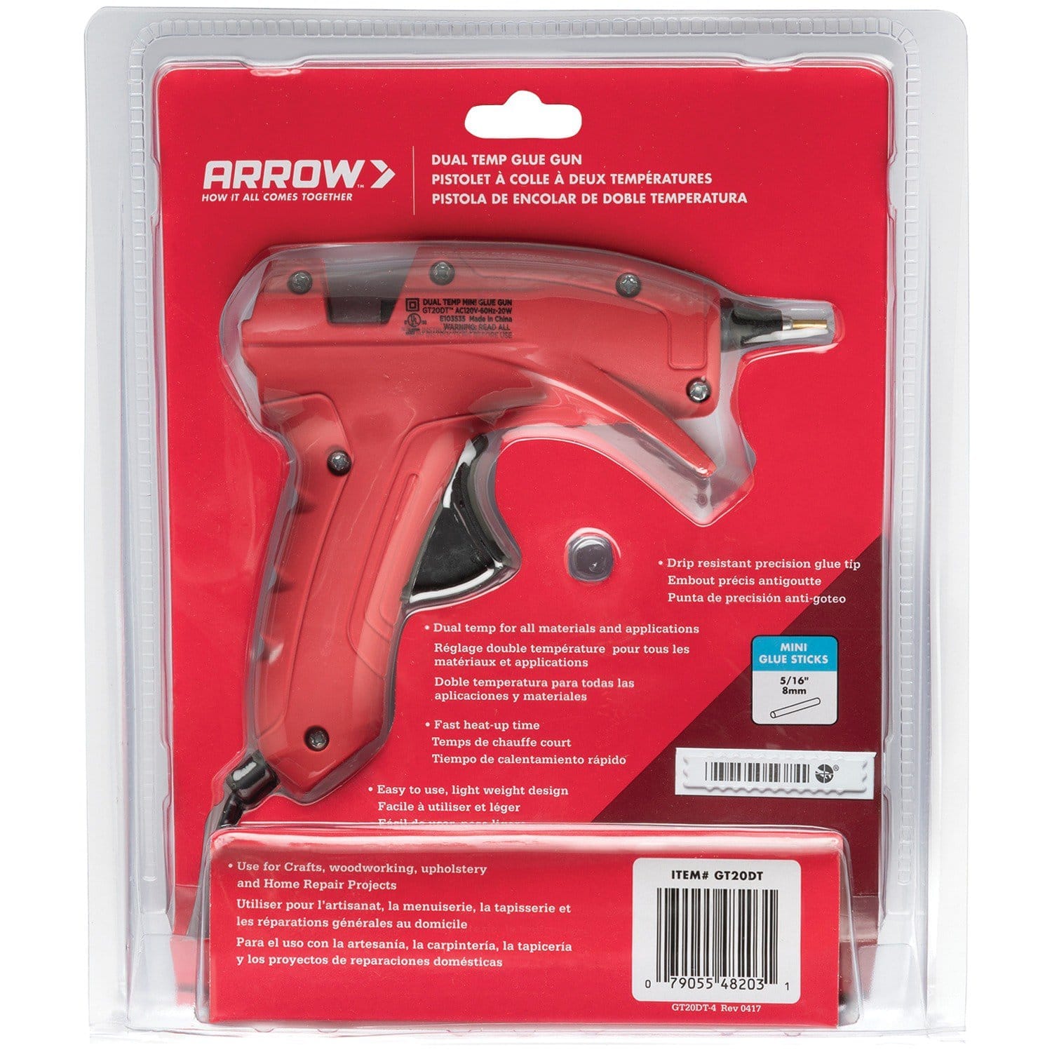 arrow gt20dt gt20dt dual temperature glue