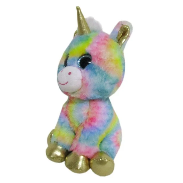 kid connection stuffed animal plushy peluche gold unicorn