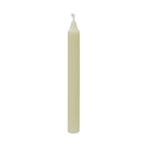 mainstays 8" unscented ivory column candles