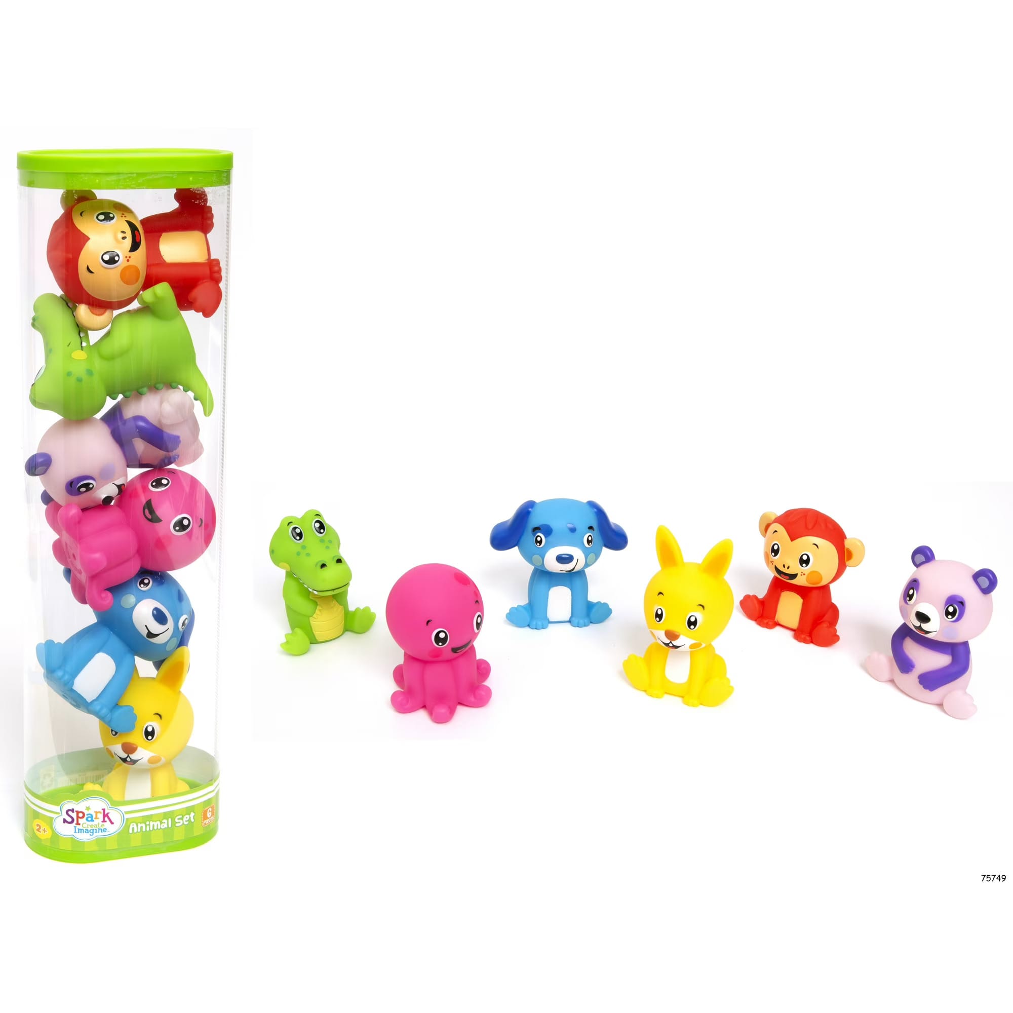 spark create imagine 5 piece plastic animal figure child’s play set