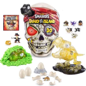 t rex zuru smashers dino island giant pirate skull 30 surprises dinosaurs slime