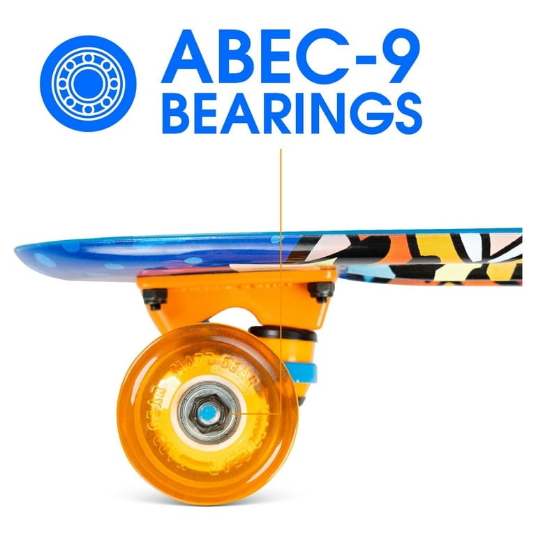 Madd Gear 22" Retro Beginner Skateboard Mini Cruiser- 62 mm Wheels Beginner Penny Style Board - Image 6