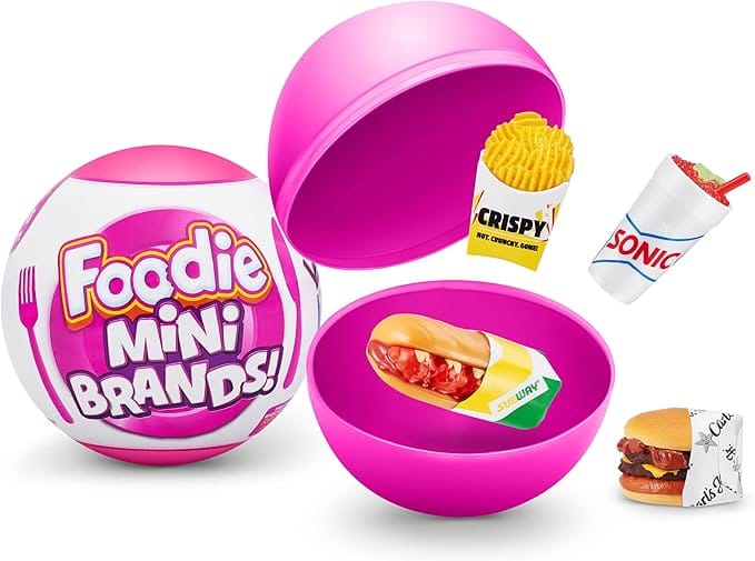 ZURU - 5 Surprise - Mini Brands - Foodie S1 - Collectible Miniatures - Image 2