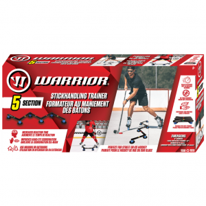 warrior 5 section stick handling dangler black hdpe ice hockey or street! 1 ea 5 sections