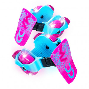 madd gear light up rollers heel skates led wheels adjustable to fit most shoe sizes kids ages 6+