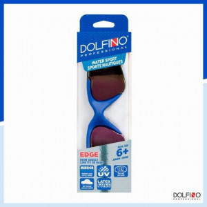 dolfino pro edge youth watersport swim goggle blue / black