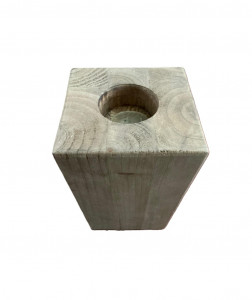 Hometrends Wooden Candle Holders 