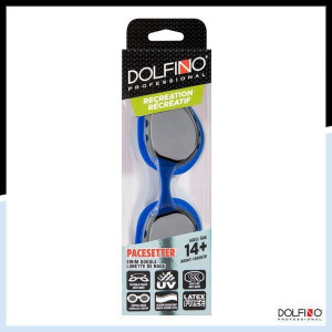 dolfino pro pacesetter adult swim goggle blue