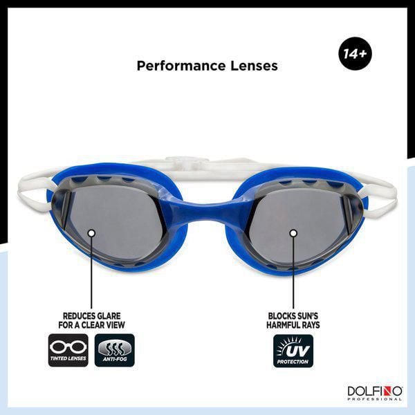 dolfino pro pacesetter adult swim goggle blue dolfino pro pacesetter adult swim goggle blue