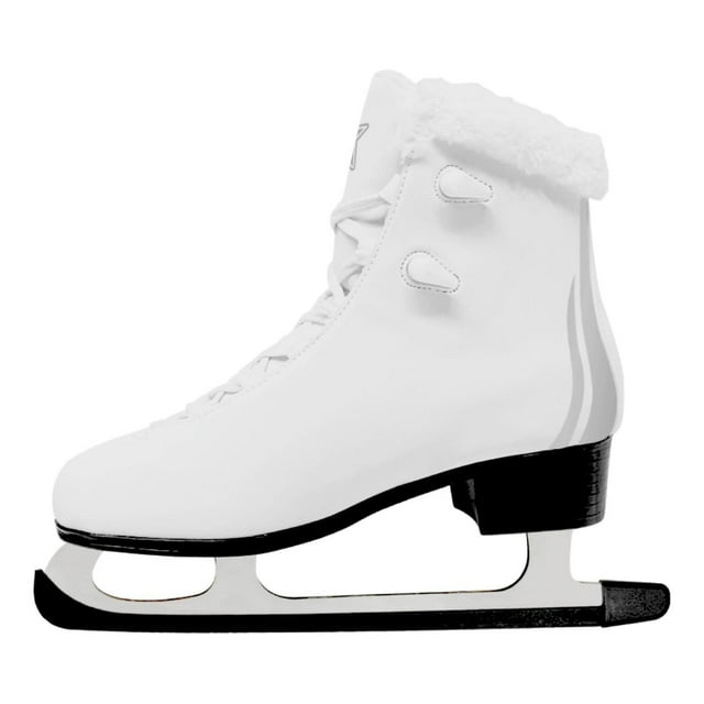fs figure skates with fur collar white senior sizes 6 9 fs figure skates with fur collar white senior sizes 6 9